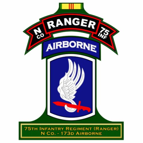 N Co 75th Infantry Regiment _ Rangers Vietnam Cutout
