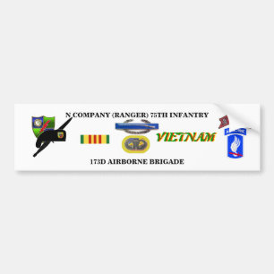 N COMPANY RANGER VIETNAM BUMBER STICKER