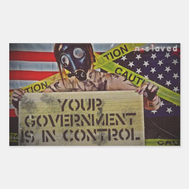 n-Control Rectangular Sticker (Front)