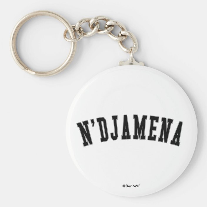 N'Djamena Key Chain