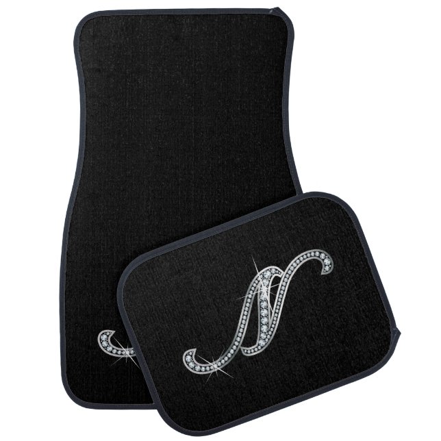 N Faux-"Diamond Bling" Car Mat (Set)