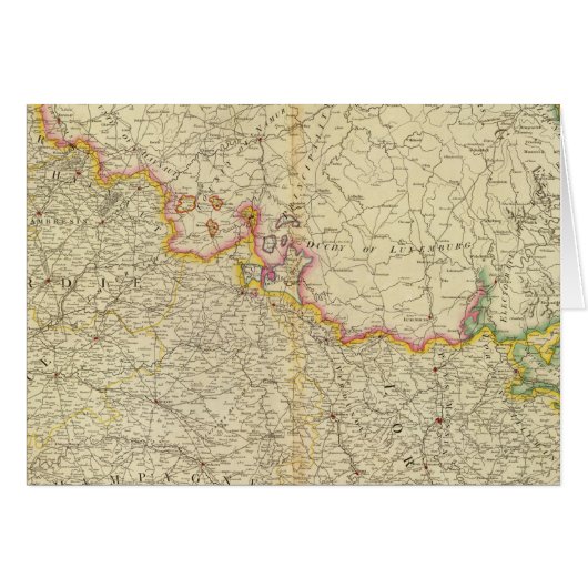 N France Atlas Map Cards (Front Horizontal)