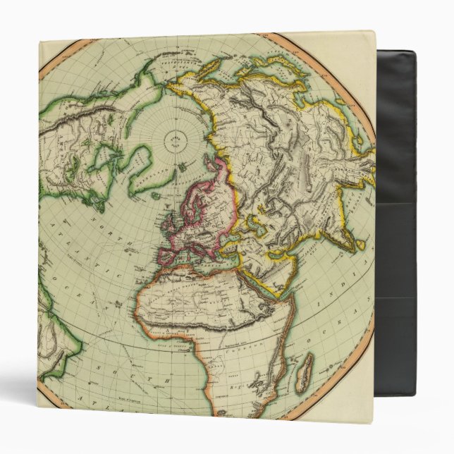 N Hemisphere, plane of London 3 Ring Binder (Front/Inside)