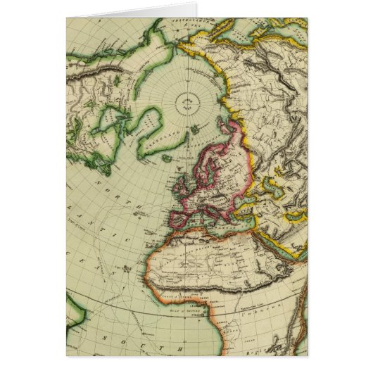 N Hemisphere, plane of London Cards (Front)