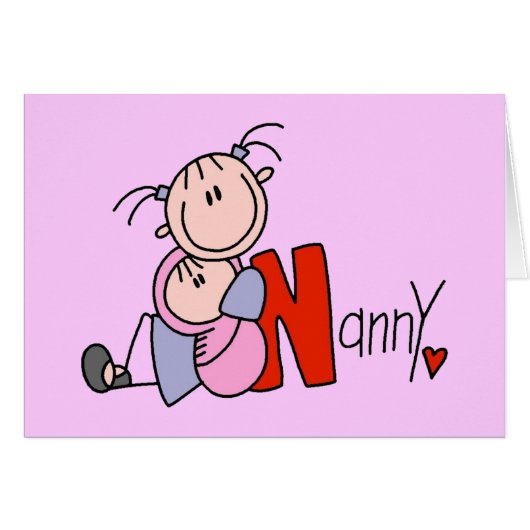N is for Nanny Cards (Front Horizontal)