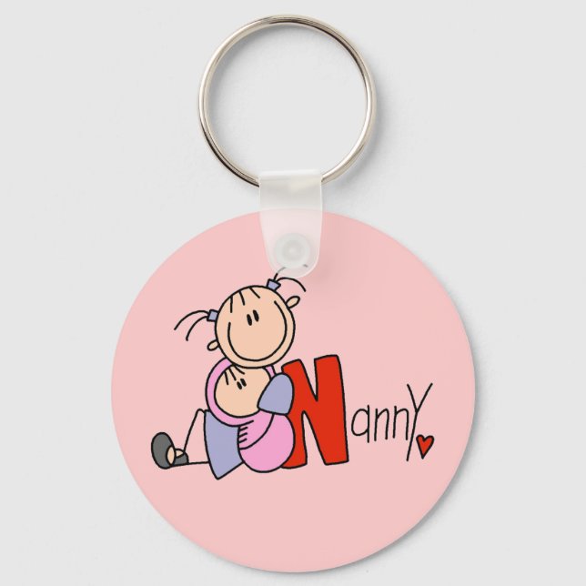 N is for Nanny Keychain (Front)