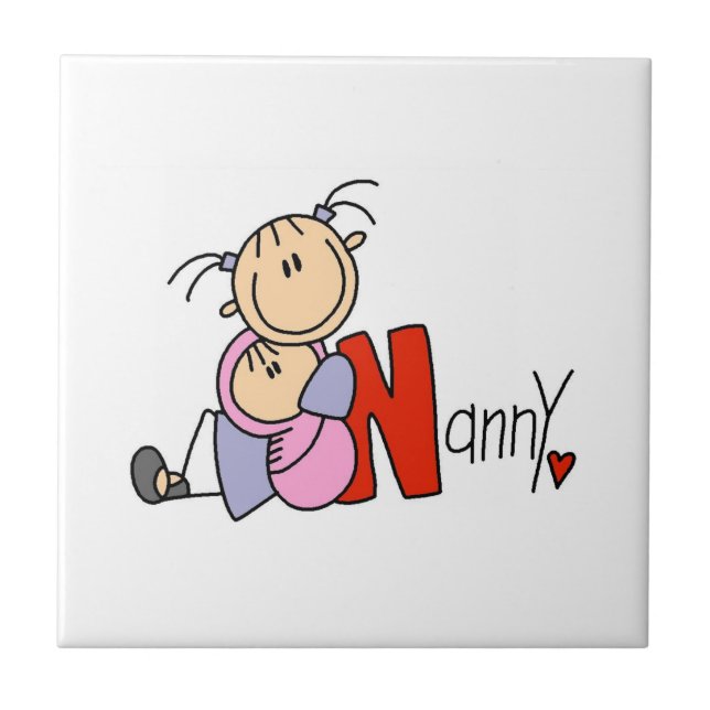 N is for Nanny Tile (Front)
