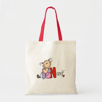 N Is For Nanny Tote Bag by stick_figures at Zazzle