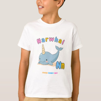 “N is for Narwhal” Alphabet Tee – Grow Every Day