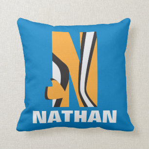 N is for Nemo   Add Your Name Throw Pillow