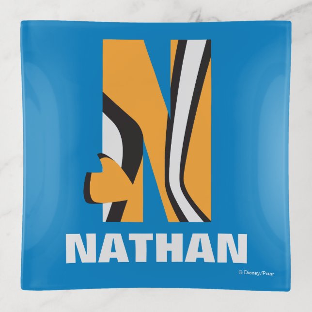 N is for Nemo | Add Your Name Trinket Tray (Front)