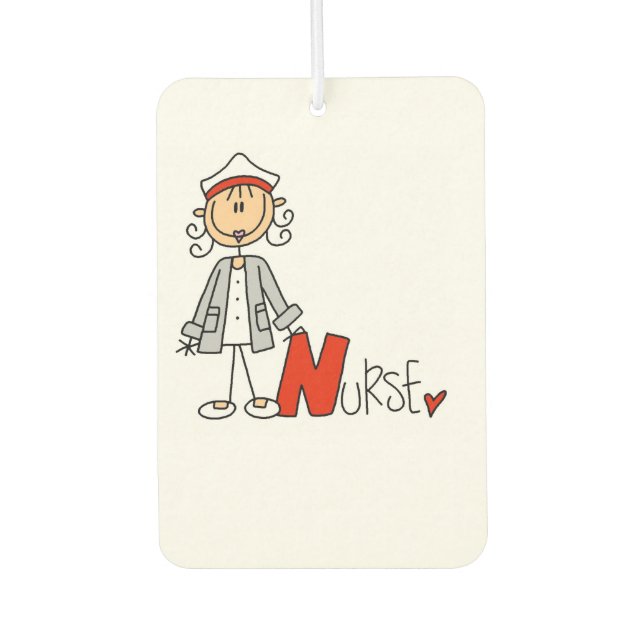 N is for Nurse Air Freshner Air Freshener (Front)