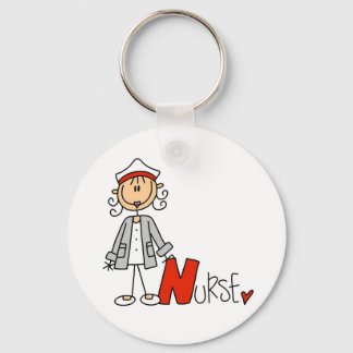 N is for Nurse Keychain