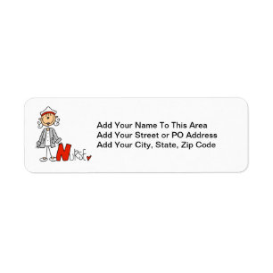 N is for Nurse Label