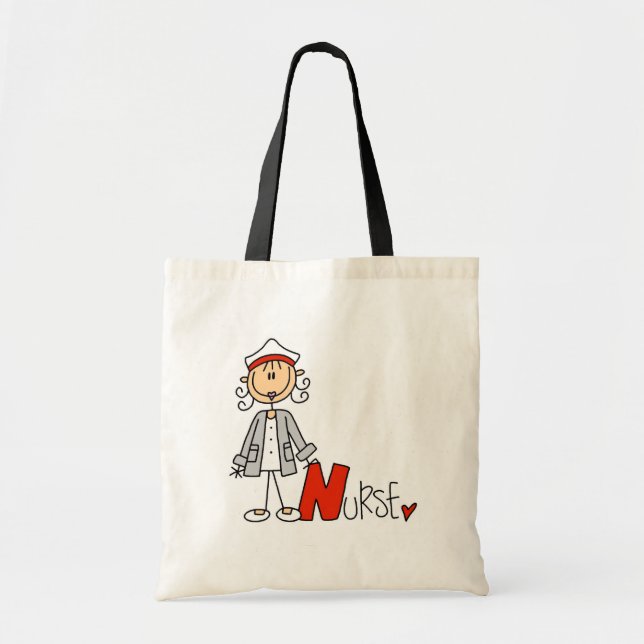 N is for Nurse Tote Bag (Front)