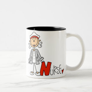 N is for Nurse Two-Tone Coffee Mug