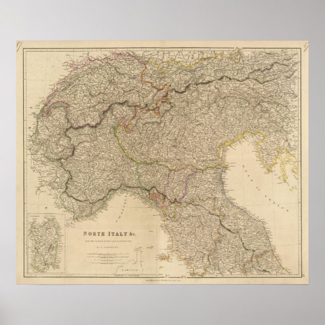 N Italy, Alps Poster (Front)