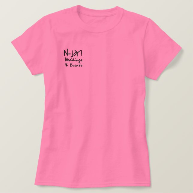 N-joY! , Weddings& Events Embroidered Shirt (Design Front)