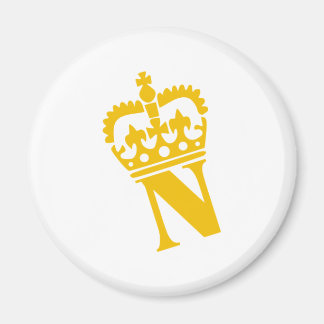 N - Letter - Name Magnet