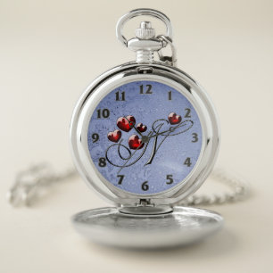 N letter Pocket Watch