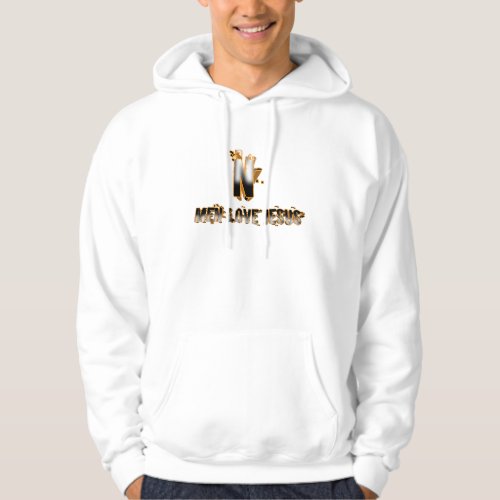 N men love Jesus  Hoodie