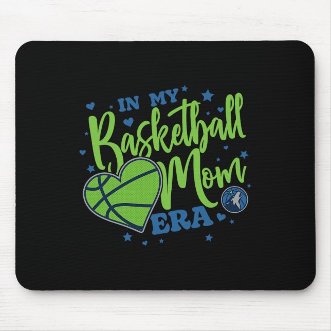 N Minnesota Timberwolves Mother's Day Sketll Mom E Mouse Pad (Front)