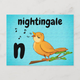 n - nightingale flash card