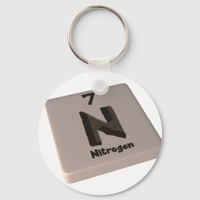 N Nitrogen Keychain (Front)