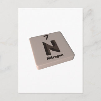 N Nitrogen Postcard