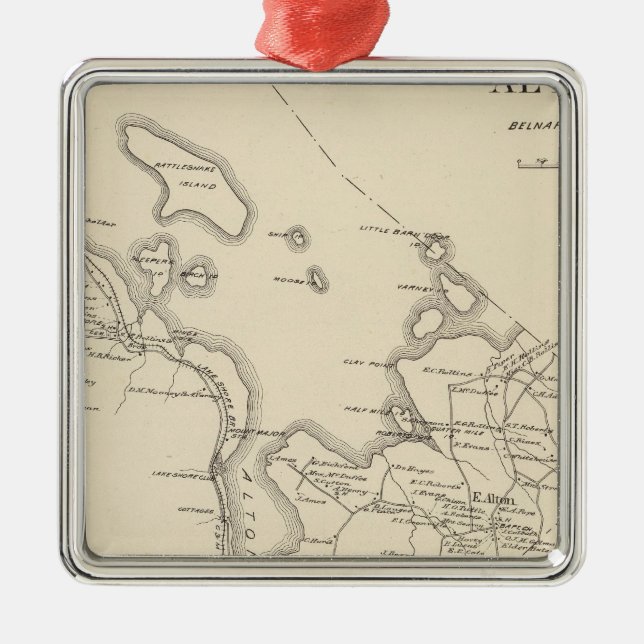 N pt Alton Metal Ornament (Front)