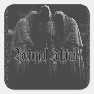 N.S Hooded Figures Square Sticker