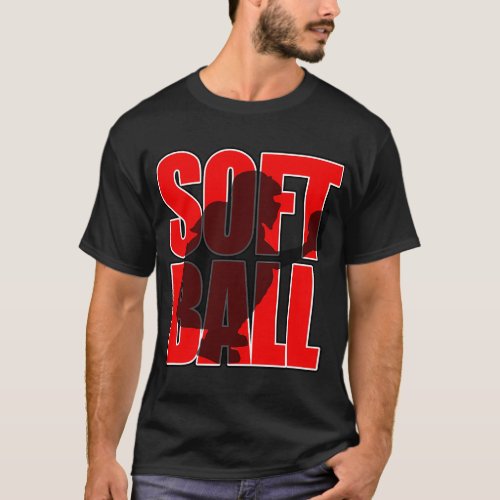 N Softball Catcher Great For Practice T_Shirt