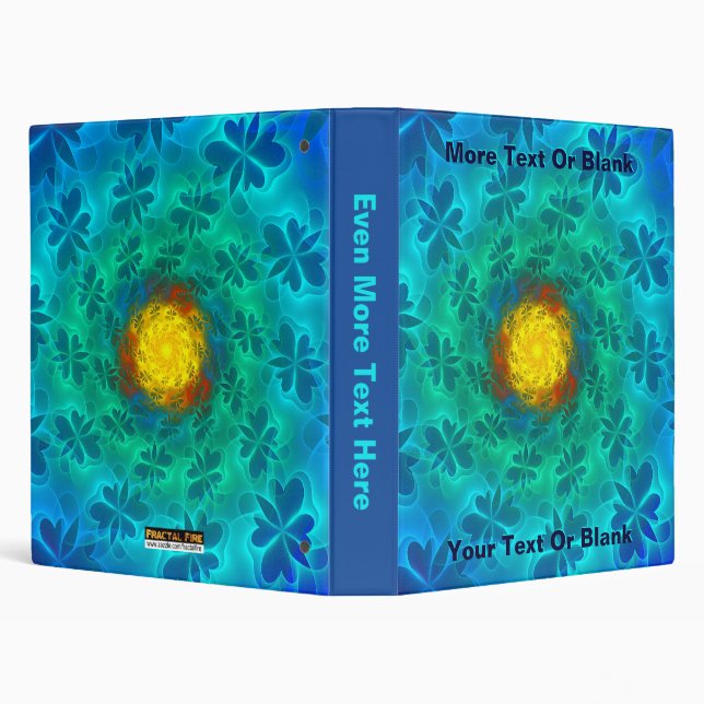 N-Space Lepidoptera  3 Ring Binder (Background)