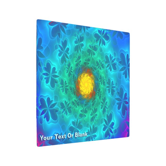 N-Space Lepidoptera Metal Print (Angled)