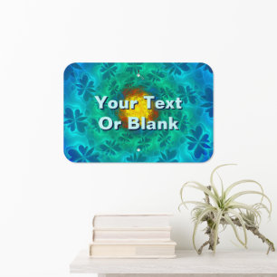 N-Space Lepidoptera Metal Sign