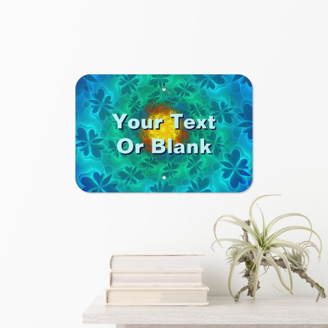 N-Space Lepidoptera Metal Sign (In Situ(Wall))