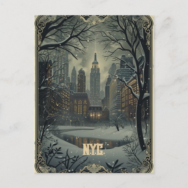 N.Y.C. Gothic Travel Postcard (Front)