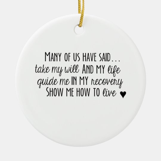 NA 3rd Step Prayer Ornament Zazzle na-3rd-step-prayer-ornament-zazzle