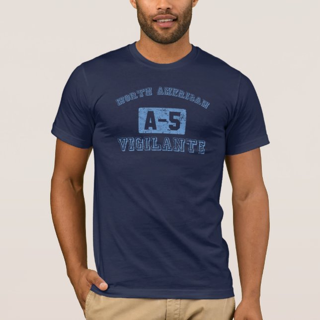 NA A-5 Vigilante - BLUE T-Shirt (Front)