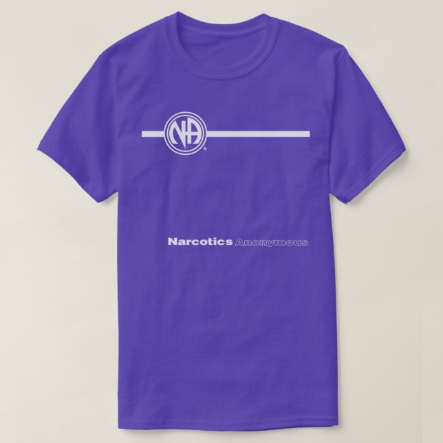 NA Basic Text Book Narcotics Anonymous Gift T-Shirt (Design Front)
