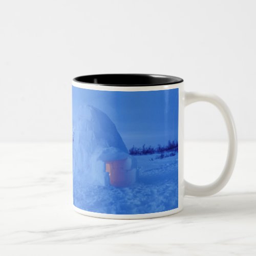 NA Canada Manitoba Churchill Arctic igloo Two_Tone Coffee Mug