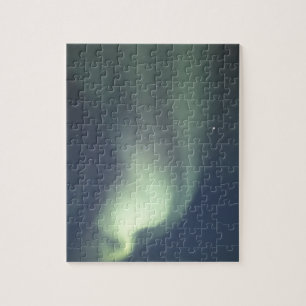 NA, Canada, Manitoba, Churchill Northern lights, Jigsaw Puzzle