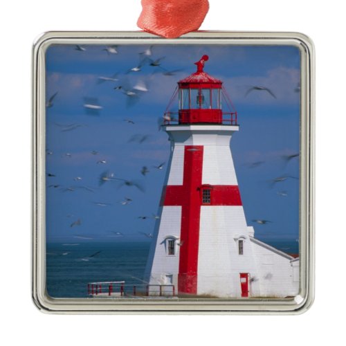 NA, Canada, New Brunswick, Campobello Island. 8 Metal Ornament
