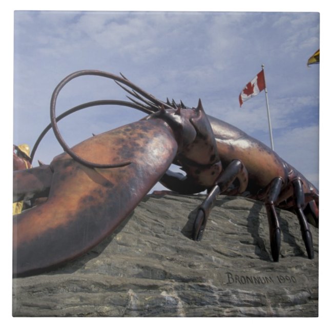 NA, Canada, New Brunswick, Shediak, World's Tile (Front)