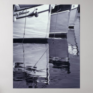 NA, Canada, Nova Scotia, Digby. Fishing boats; Poster