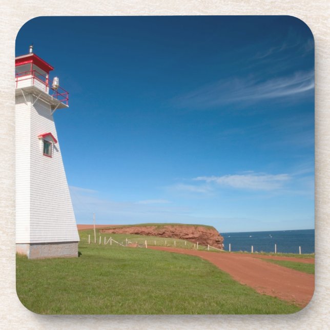 NA, Canada, Prince Edward Island. Cape Tryon Beverage Coaster (Front)