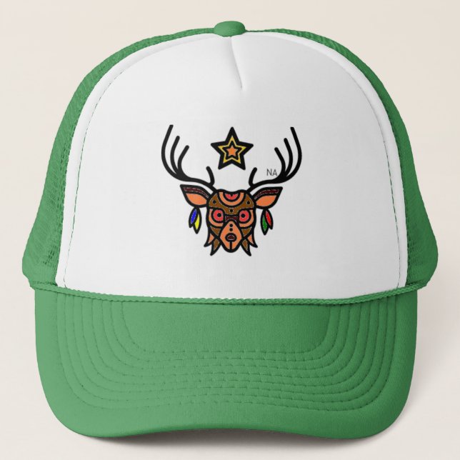 NA- Deer head Trucker Hat (Front)