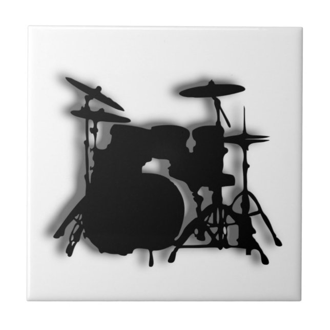 na Drums Ceramic Tile (Front)