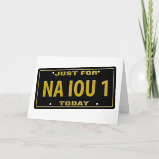 NA IOU 1 CARD