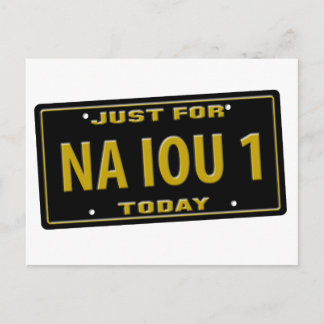 NA IOU 1 POSTCARD